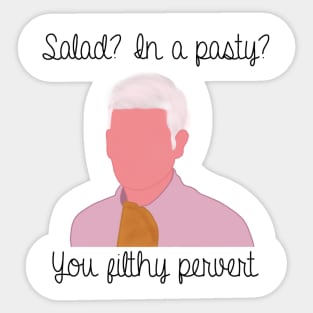 Phillip Schofield - Salad in a pasty? Sticker